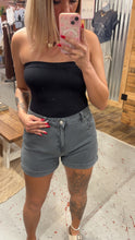 Load image into Gallery viewer, Ash Black Denim Shorts
