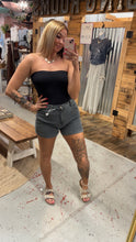 Load image into Gallery viewer, Ash Black Denim Shorts
