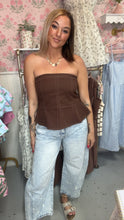 Load image into Gallery viewer, Chocolate Tube Top
