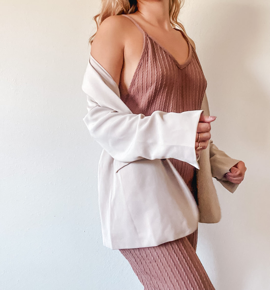 Autumn Cable Knit Jumpsuit