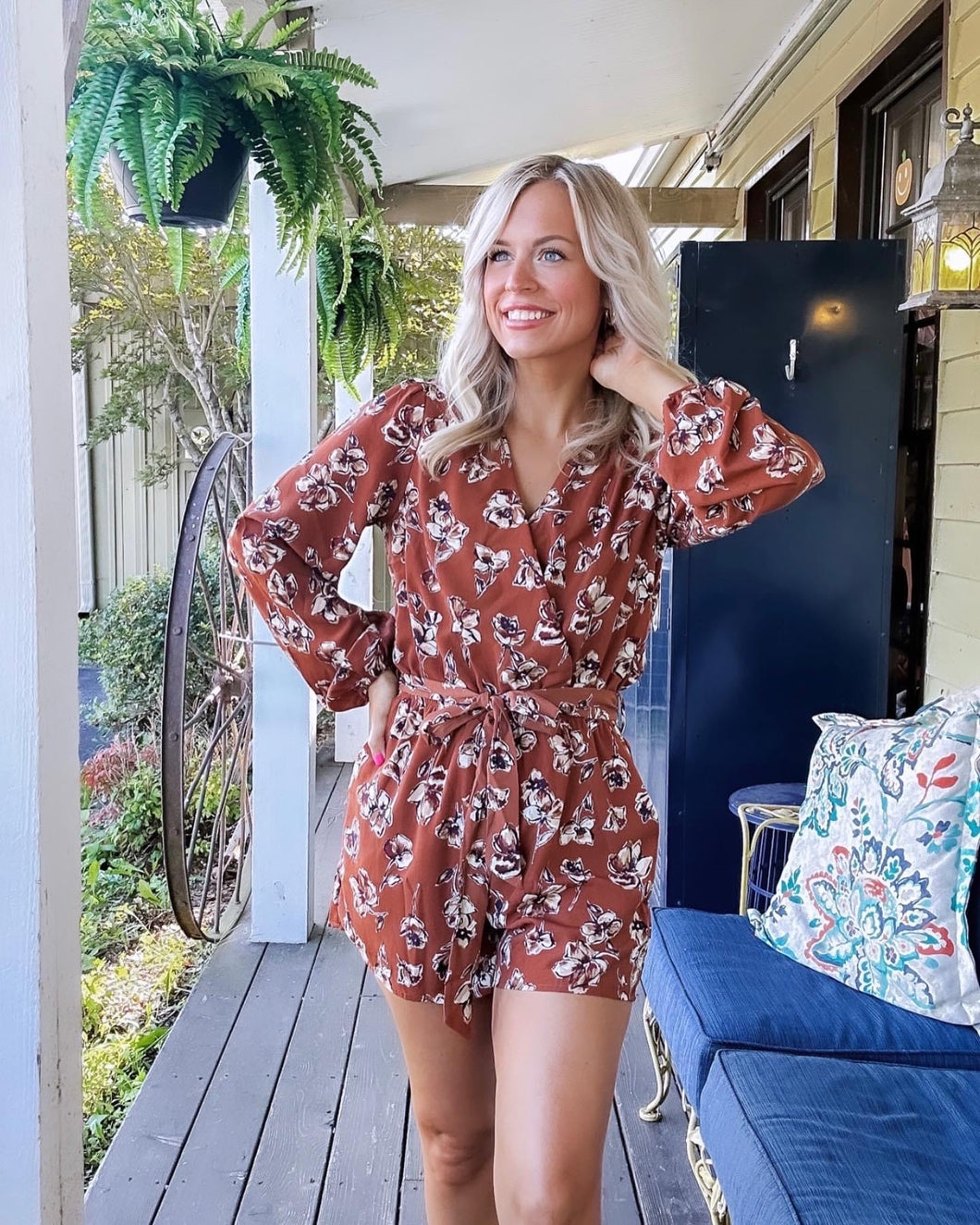 Autumn Florals Romper